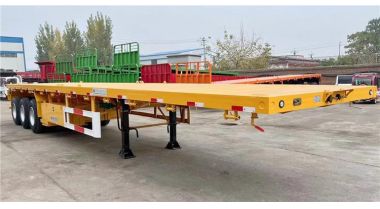 40 Ft Flatbed Trailer for Sale with ABS System has been ship to Dar es Salaam