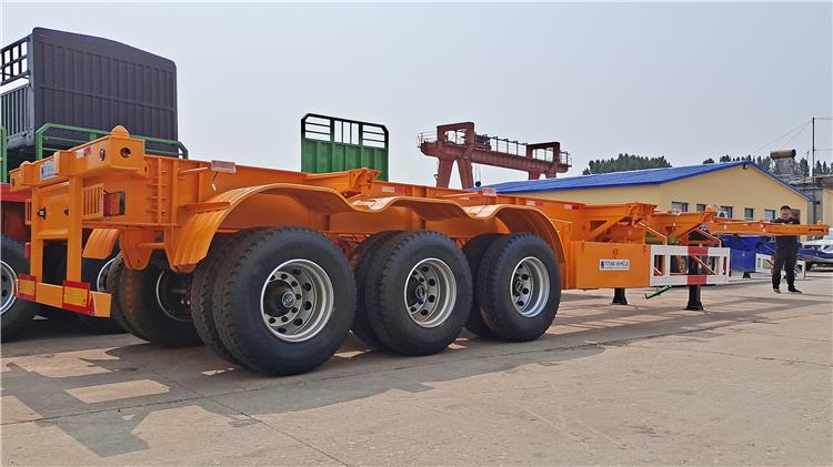 Tri Axle 12m Skeletal Trailer for Sale | 40ft Skeleton Trailer for Sale
