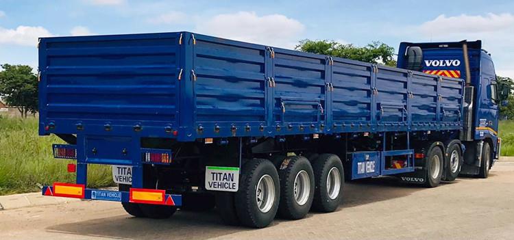 60 Ton Drop Side Trailer for Sale In Nigeria
