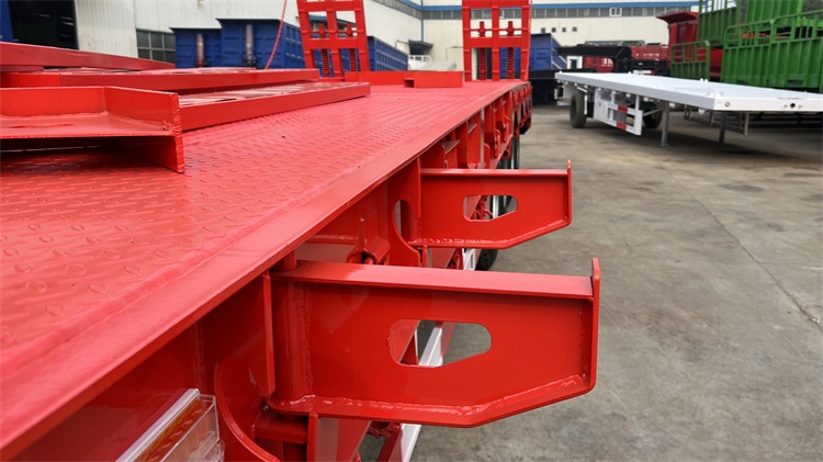 4 Axle 100 Ton Low Bed Trailer for Sale In Tanzania