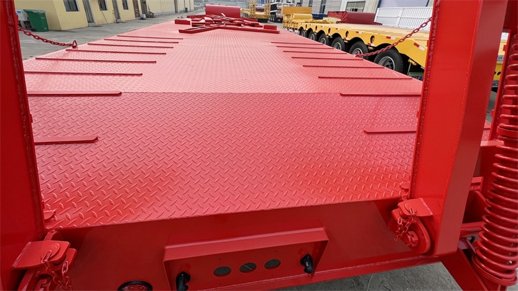 4 Axle 100 Ton Low Bed Trailer for Sale In Tanzania